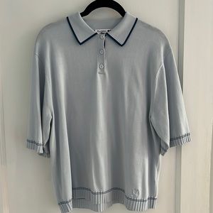 Uniqlo x JW Anderson polo. As per signature JW Anderson, great detail!